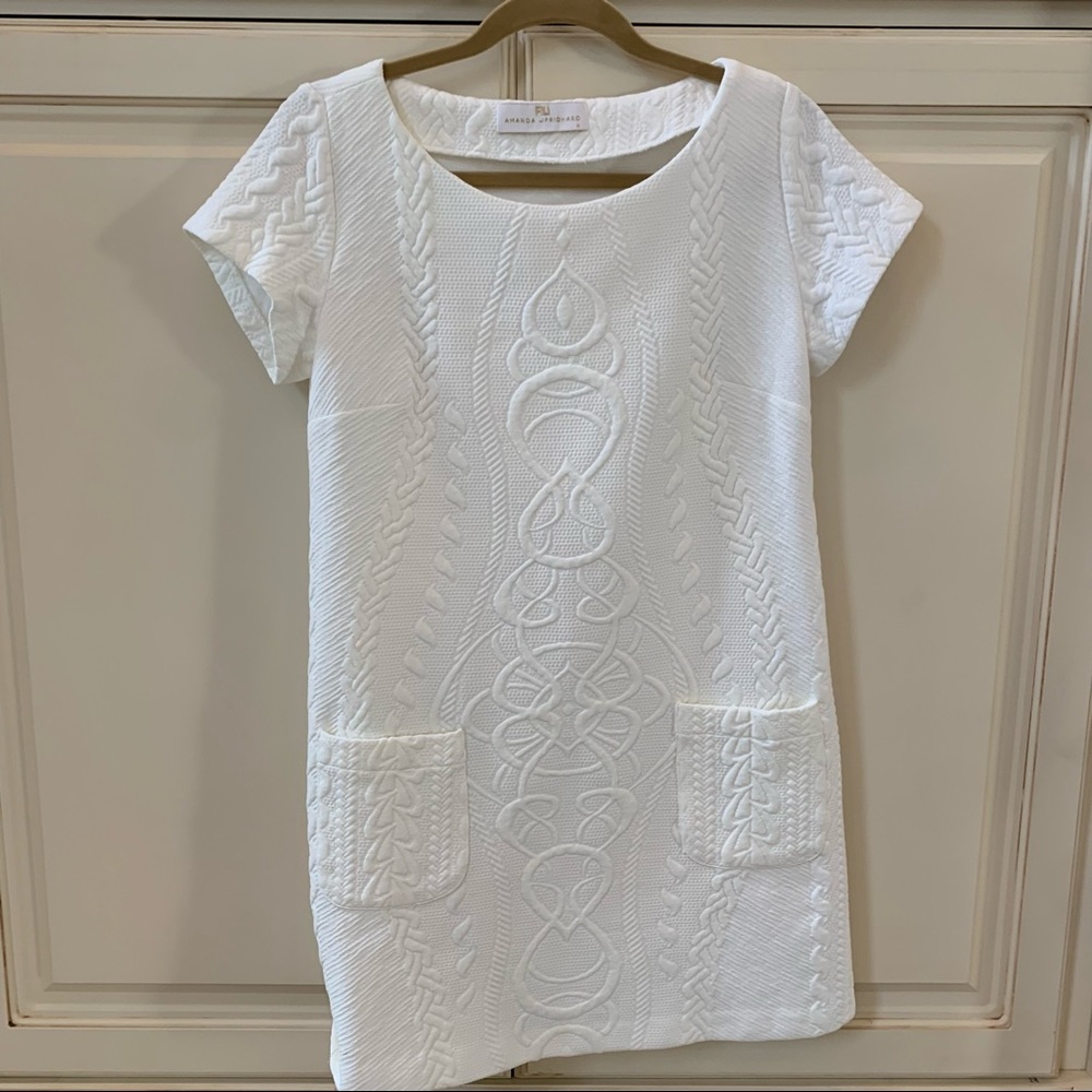Amanda Uprichard white mini dress size M